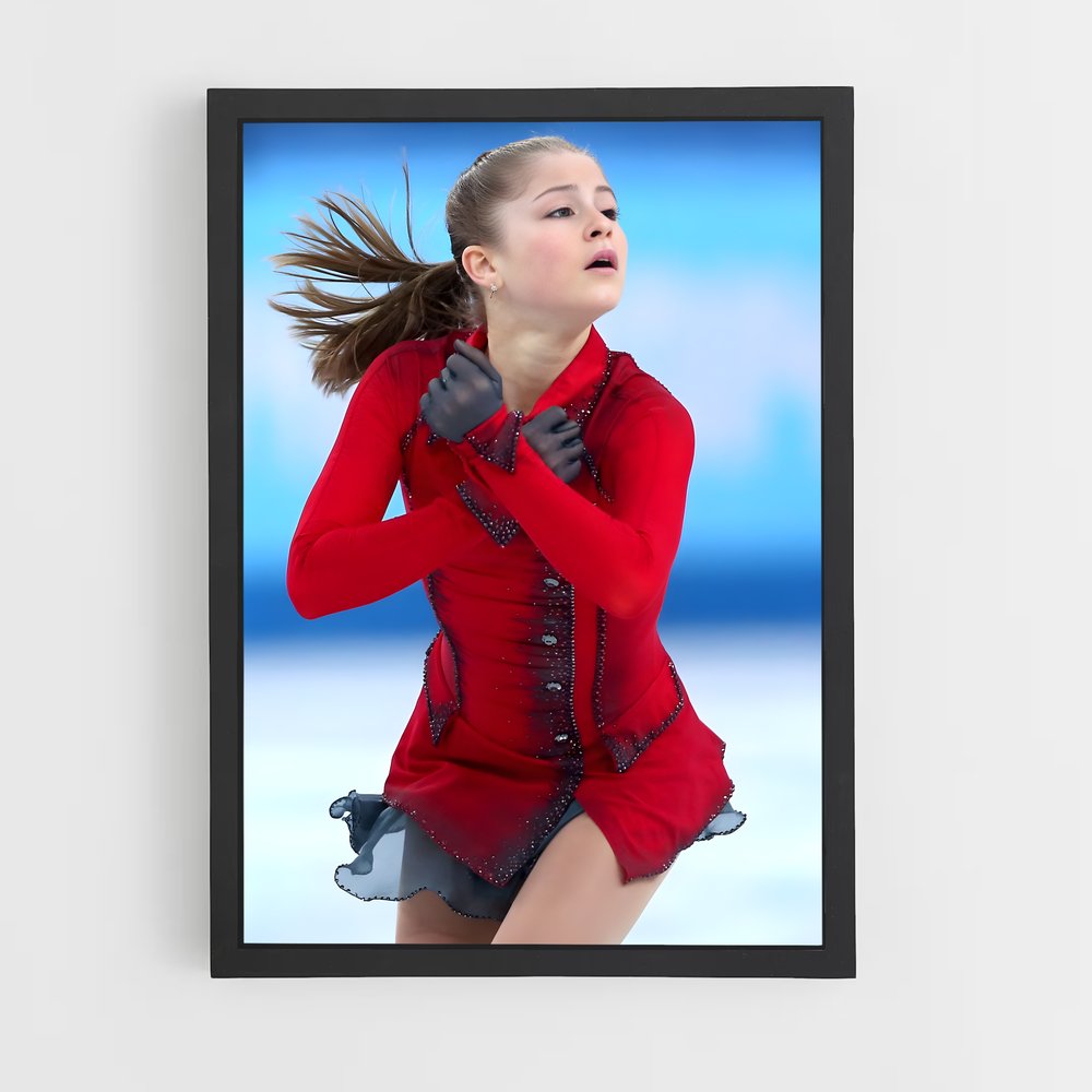 Poster Sochi Mouvement – affiche Jeux Olympiques (vue 2)